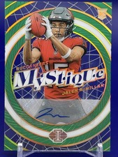 Jalen McMillan 2024 Panini Illusions Mystique Green RC Auto /5 Buccaneers SSP