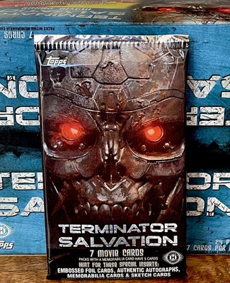 2009 TOPPS TERMINATOR SALVATION Hit Movie   HOBBY PACK 7 Cards C. BALE SEALED!!