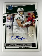 2020 Panini Draft Picks #15 Charlie Taumoepeau Rated Rookies Draft auto