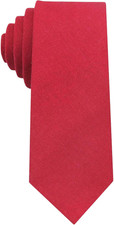Kids Linen Ties - Solid Color Slim Tie for Boys