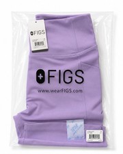 FIGS Women s Slim Biker Shorts Size M Purple Lilac High Rise NWT