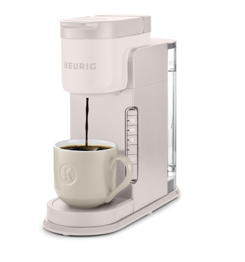 NEW MODEL - Single Serve Pod Coffee Maker, 3 Brew Sizes,42oz Removable Reservoir