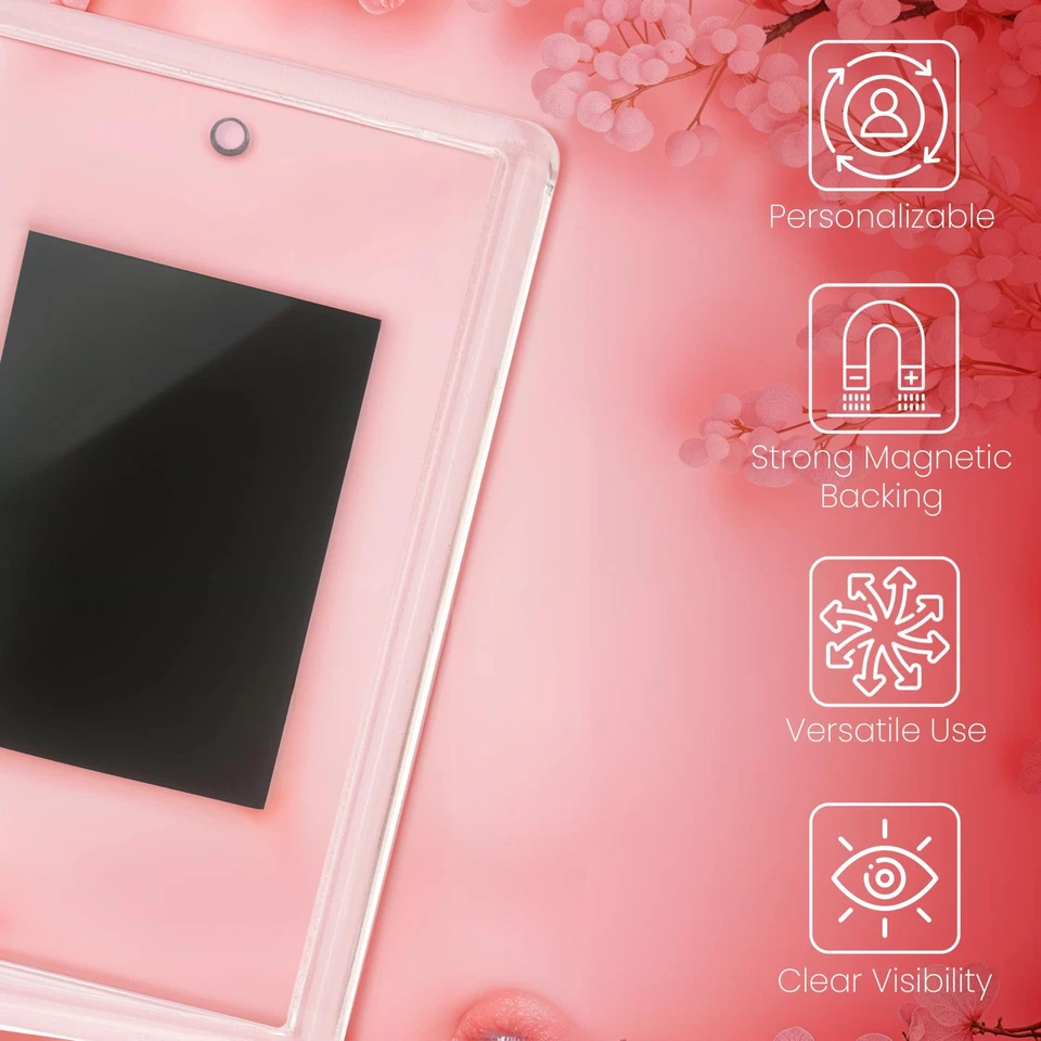 Kurtzy Cadre Photo Magnetique Frigo (Lot de 20) - Pour Photos de 7 x 4,5 cm - - Photo 2/4