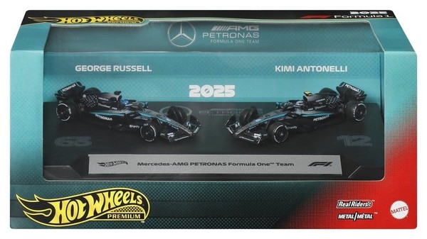 Formel 1 Hot Wheels Premium Die-Cast Fahrzeuge 2Er-Pack 1:64 Team Mercedes-Amg-image