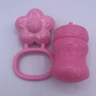 Cabbage Patch Kids Pink Rattle 2017 & Bottle 2015 Doll Replacement CPK Baby Toy