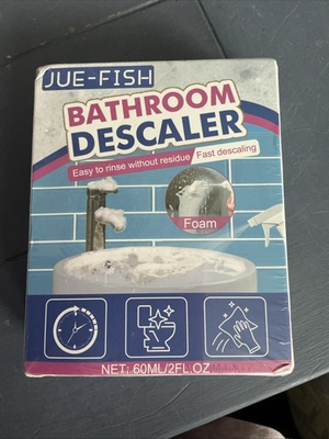 #ad Jue Fish Bathroom Descaler Stubborn Stains Cleaner Spray NEW 2 Oz New $14.99