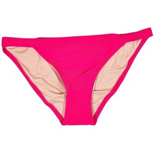 J. Crew Ribbed-trim hipster full-coverage bikini bottom in Wild Hibiscus S NWT