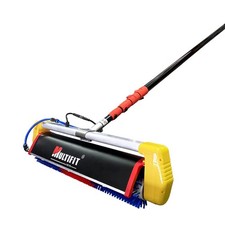 Solar Panel Cleaning Brush,420 RPM Reversible Brush Head, No-Ladder Roof Cleaner