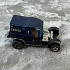 Hot Wheels Redline Paddy Wagon Dark Blue Police Vintage 1969 Mattel Hong Kong