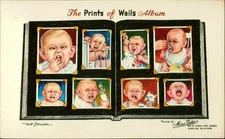 The Prints of Wails Album Baby Comic #1 Postcard Unposted Art Strader Color