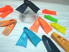 Vtg Barbie & Ken 60s-90s Doll Shoe Lot SCUBA FLIPPERS Sets & Singles HK #1