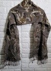 Brown and beige tassel andembroidered Shawl  — photo 6