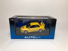 1/43 AUTO art MITSUBISHI LANCER EVO STREET CAR (YELLOW)