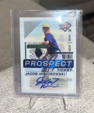 2024 Panini Prospect Edition - Jacob Misiorowski #156 Holo Signatures BREWERS
