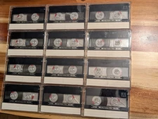 12x TDK MA-X 90 METAL TYPE IV HIGH BIAS Cassette Tape w/Case - Used, clean tapes