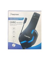 INSTEN Wired LED Gaming Headset w/ Mic 3.5mm for PC PS5 PS4 xBox One X S Phone