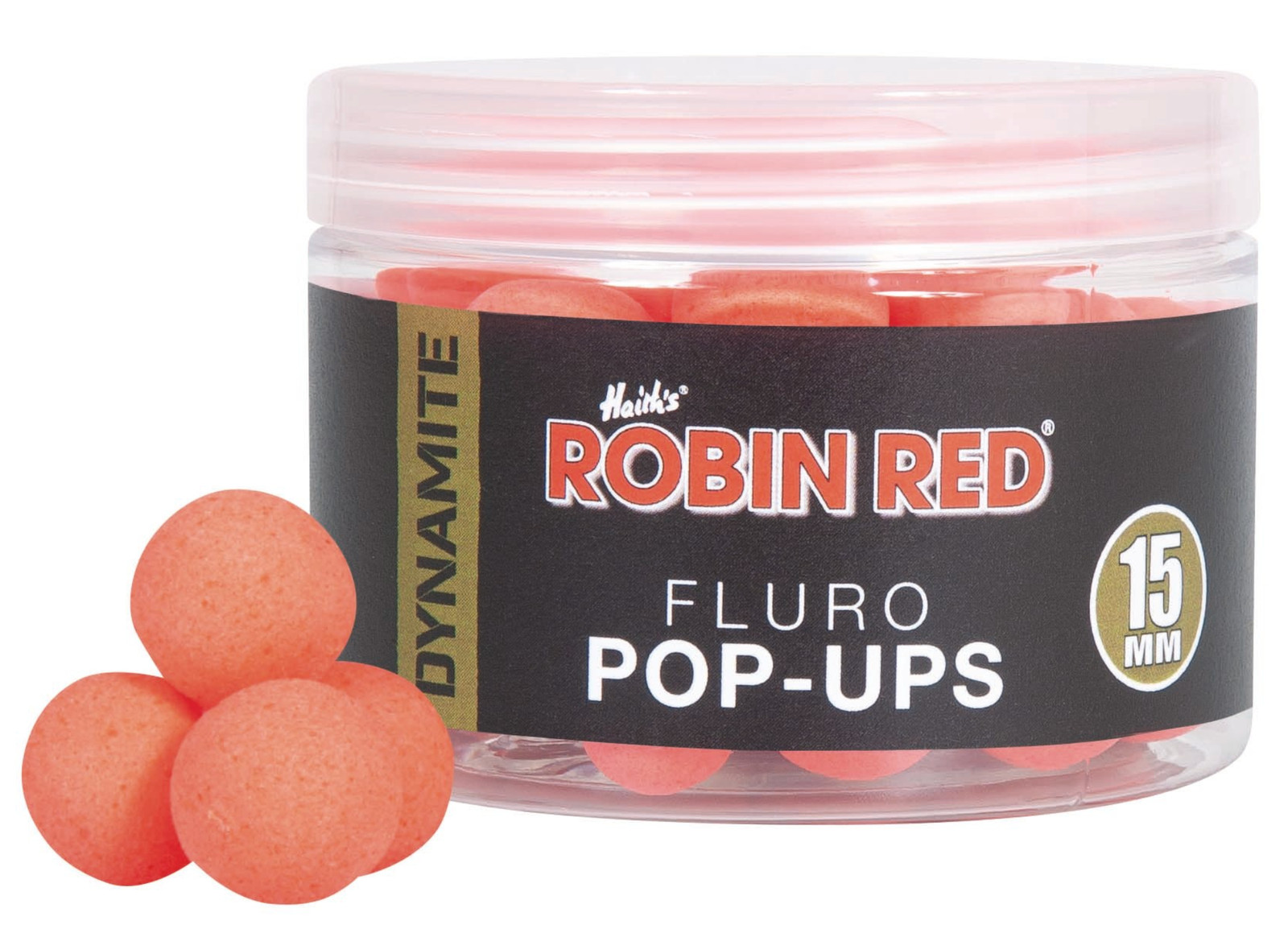Dynamite Baits Robin Red Fluro Pop Ups 15mm