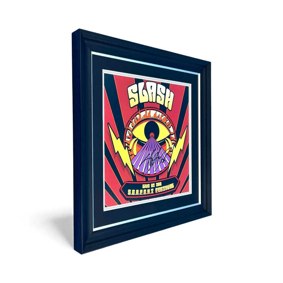 Slash SIGNED Framed Album Cover Photo & COA Guns N' Roses Music Autograph Poster - Image 3 of 4