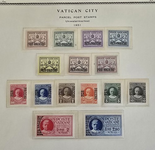 Vatikanstadt in Scott Spezialseite Q1-Q15 1931 Paketpost CV$ 200 POSTFRISCH - Bild 2 von 3