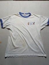 Vintage 1980 Disneyland 25th Anniversary Family Reunion Ringer Tee Size Large