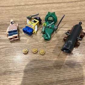 LEGO SpongeBob: Flying Dutchman Pirate Ship 3827,  w Mini Figs - Missing Island