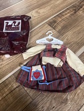 AMERICAN GIRL PLEASANT CO KIRSTEN SWEDISH DIRNDL 5 PC DRESS OUTFIT hanger AGbag