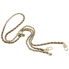 47 Inch Purse Chain Strap, Adjustable Handbag Chains for Bags, Coffee/Light Gold