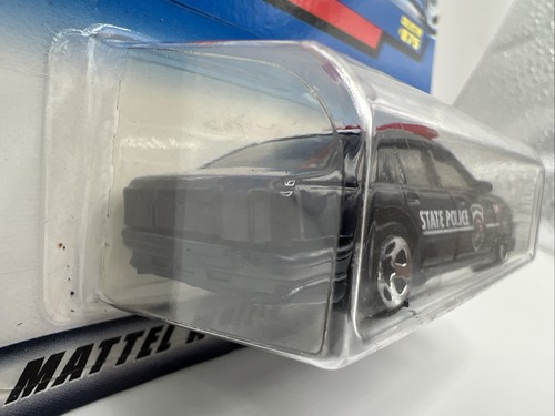 1998 Hot Wheels Collector #875 Police Car State Police Black Squad 911 Die Cast - Picture 3 of 6