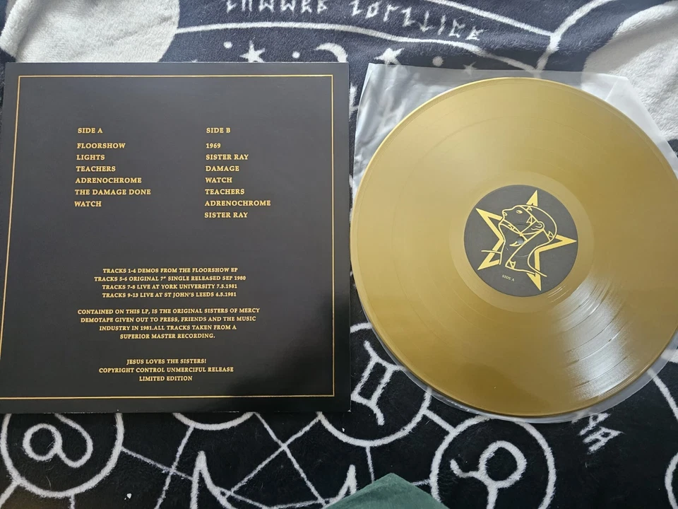 THE SISTERS OF MERCY RARE GOLD VINYL LP - Image 2 of 2