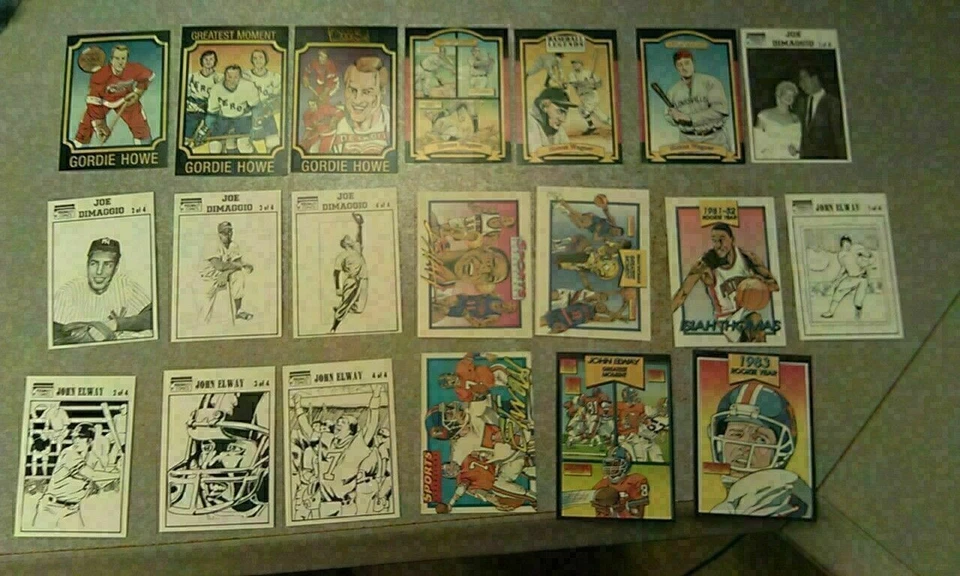 Tarjetas de cómic de superestrellas deportivas superestrellas leyendas del béisbol TÚ ELIGES Foto 3 de 4