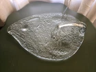 Vintage BLENKO Glass Mouse Cheese Board with Handle