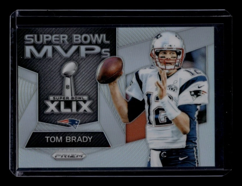 2017 Prizm Football Tom Brady #17 Super Bowl MVPs
