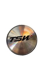 Tsw Custom Wheel Center Cap Machined Finish Chrome Edge C-f80 2 1132 59mm