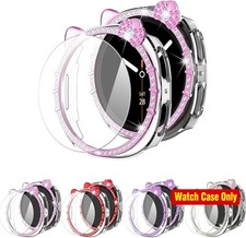 4 4Pack Bling Diamond Case for Samsung Galaxy Watch 8 40mm Glitter Rhinestone