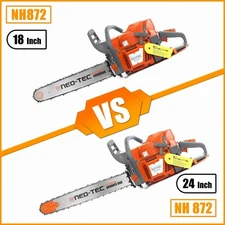 71cc Chainsaw Gas Power with 18'' 24'' 28'' Bar & Chain Fit For Husqvarna 372XP