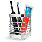 Toothbrush Holder Stainless Steel Tooth Brush Toothpaste Holder For Bathroomsmul