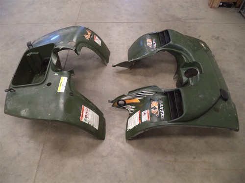 2002 Can Am Bombardier Traxter XT 500 Front & Rear Fender Set Cab Plastics Green