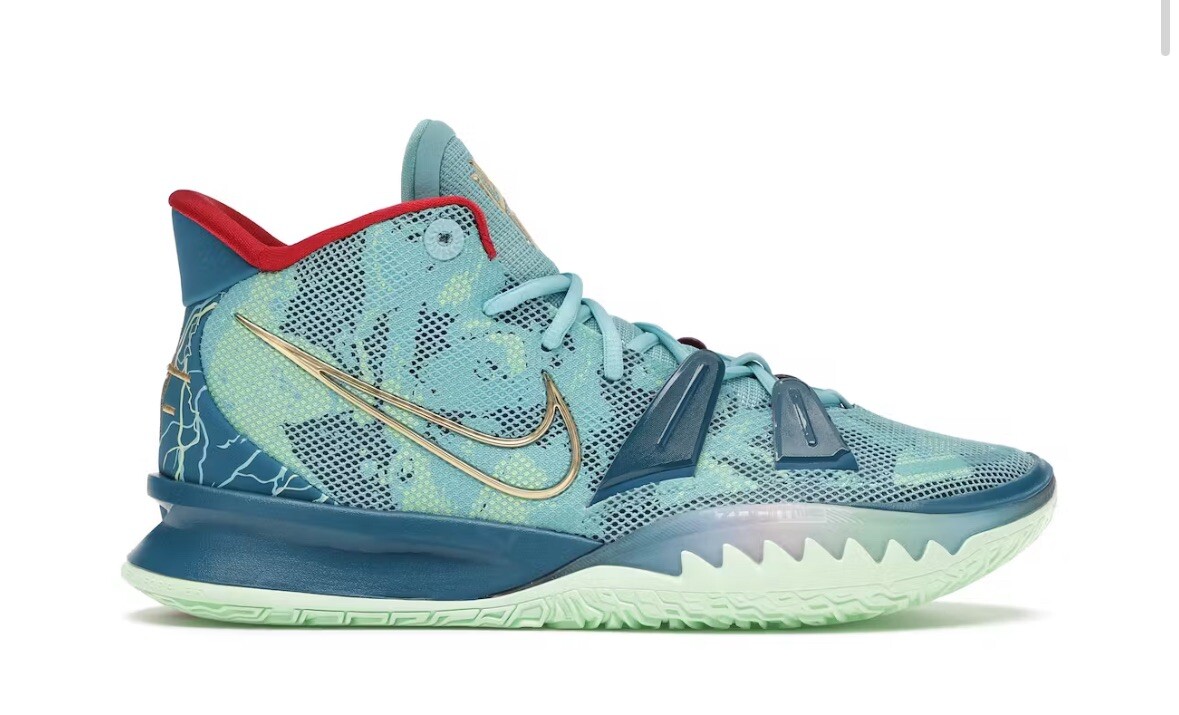 Nike Kyrie 7 Special FX Bleached Aqua Blue Sneaker Size 9.5