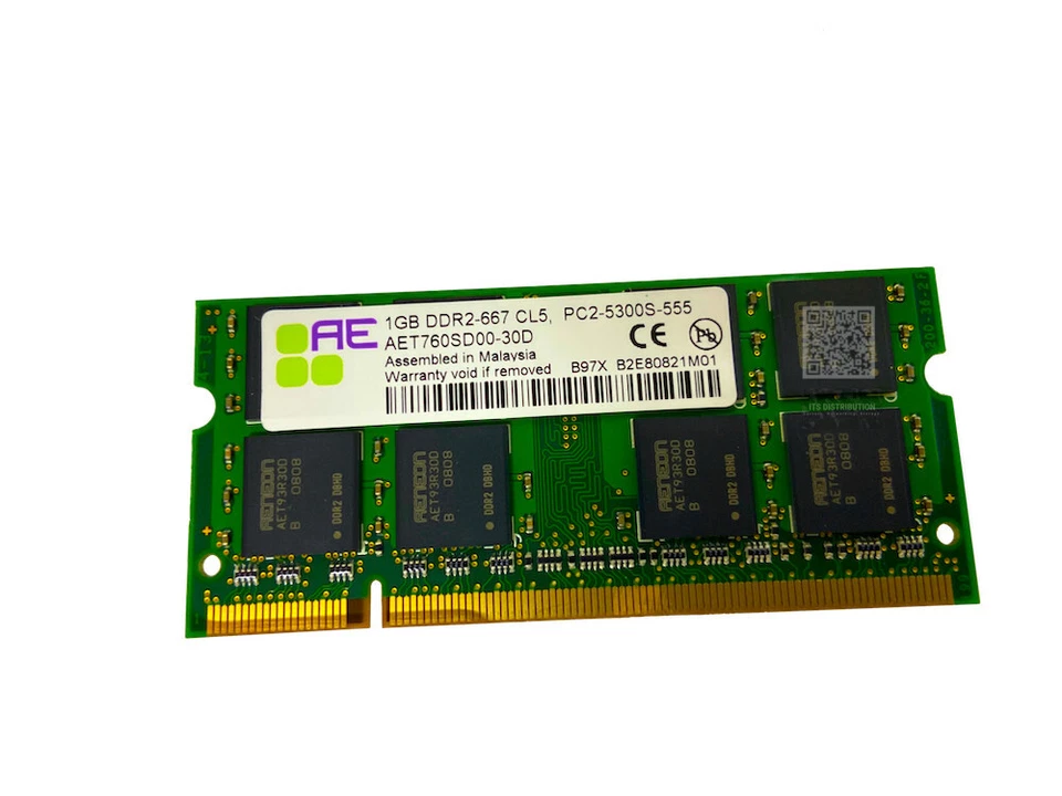 GG12864SOD2667/1GB I New Smart Modular 1GB DDR2 SDRAM Memory DDR2-667/PC2-5300 - Image 3 of 4