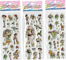 3 Different Sheets, 3D Puffy Stickers, Children Stickers Kids Gift