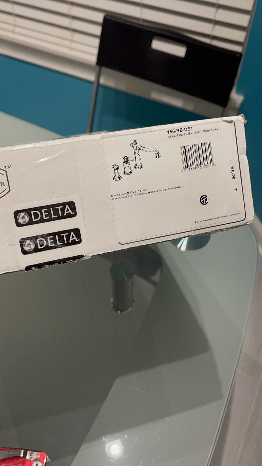 Rare . New Delta Victorian Kitchen Faucet 155 RB DST . Bronze