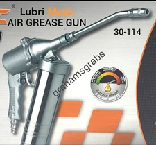 LubriMatic AIR GREASE GUN CONTINUOUS AIR FLOW 3600 PSI 248 BAR 30-114 NEW IN BOX