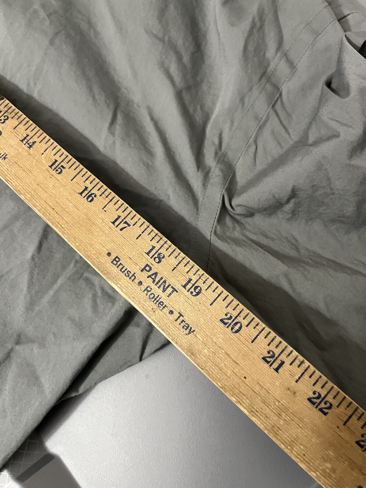 Express 1MX Fitted Solid Button Shirt Gray Dress … - image 5