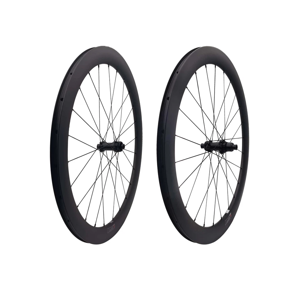 700C Rennrad Radsatz Carbonscheibe Bremsfelge Mittelschloss 36T Nabenräder - - Bild 2 von 4