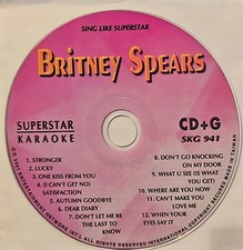 941 BRITNEY SPEARS    SUPERSTAR KARAOKE CDG DISC