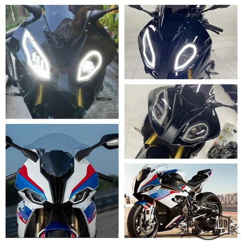 For BMW S1000RR 2015-2018 Motorcycle LED Headlight Assembly Kit w/ DRL E4 E-mark - Picture 7 of 7