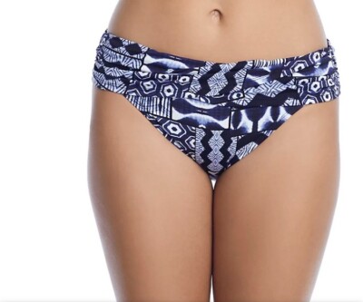 Bleu Rod Beattie Island Time Sarong Hipster Bikini Bottom Size 14 Swim Beach