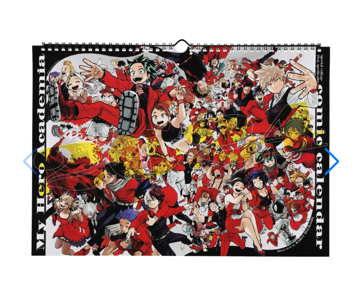 My Hero Academia Comic Calendar 2024 Shueisha Jump | eBay