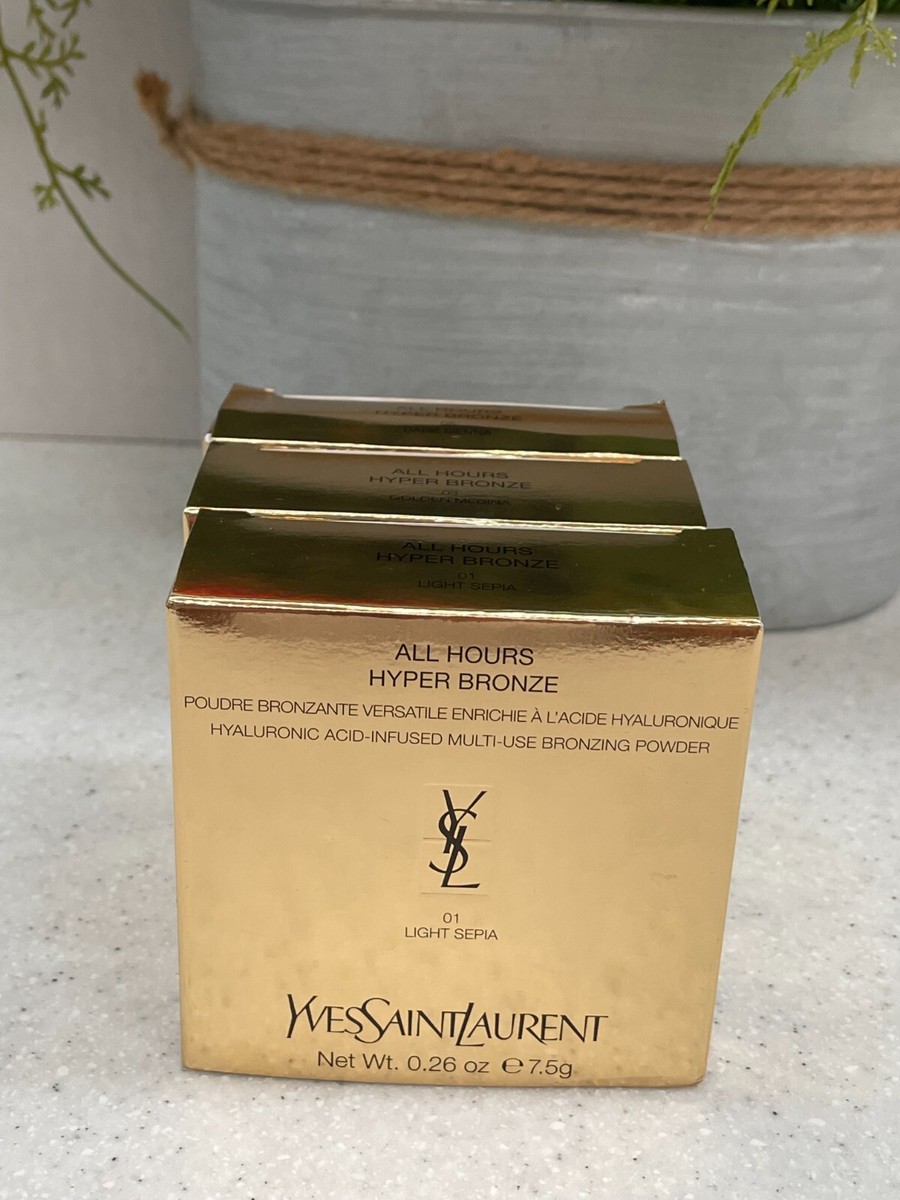 YSL チーク 42 RARE Vintage YSL Yves Saint Laurent Octagon Dual Toned