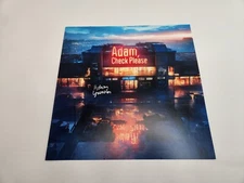 Adam Young Owl City Signed 12"x12" Poster "Adam, Check Please" Autograph Picture